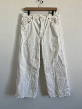 Citizens Of Humanity White High-Rise Sacha Wide-Leg Jeans Size 30